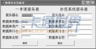 圖２　數(shù)據(jù)庫連接參數(shù)設(shè)置界面
